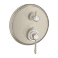 AXOR 16801821 Montreux Thermostatic Trim with Volume Control - Brushed Nickel