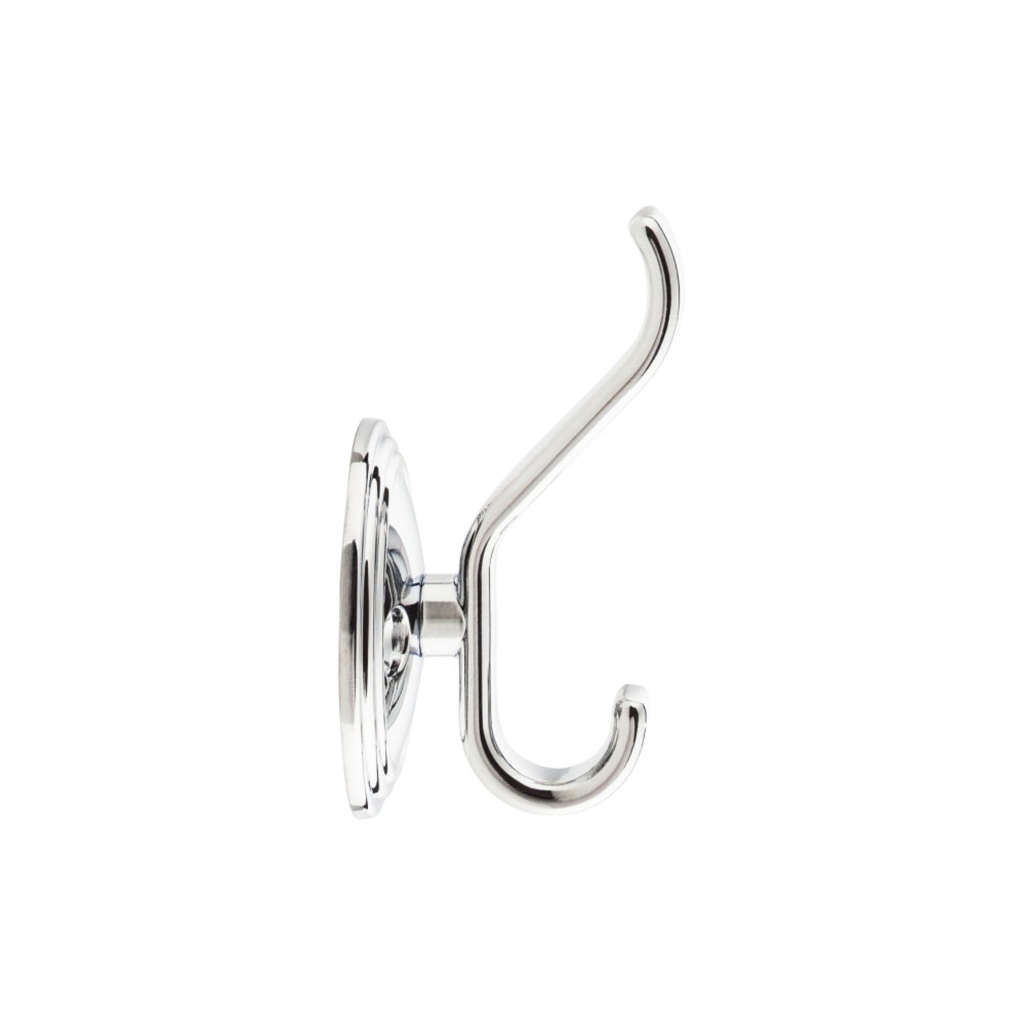 TOP KNOBS TK1061PC Reeded 3 1/8" Wall Hooks - Polished Chrome