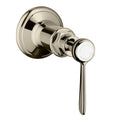 AXOR 16872831 Montreux Volume Control Trim with Lever Handle - Polished Nickel
