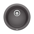 BLANCO 518911 Rondo Rondo SILGRANIT 18" Dual Mount Bar Sink - Cinder in Cinder