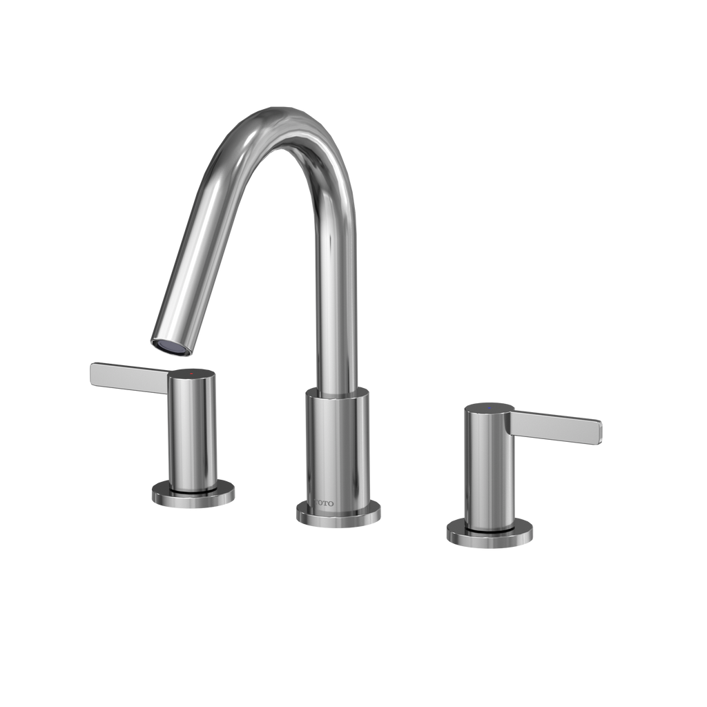 TOTO TBG11201UA#CP Gf Two Lever Handle Deck-Mount Roman Tub Filler Trim - Polished Chrome