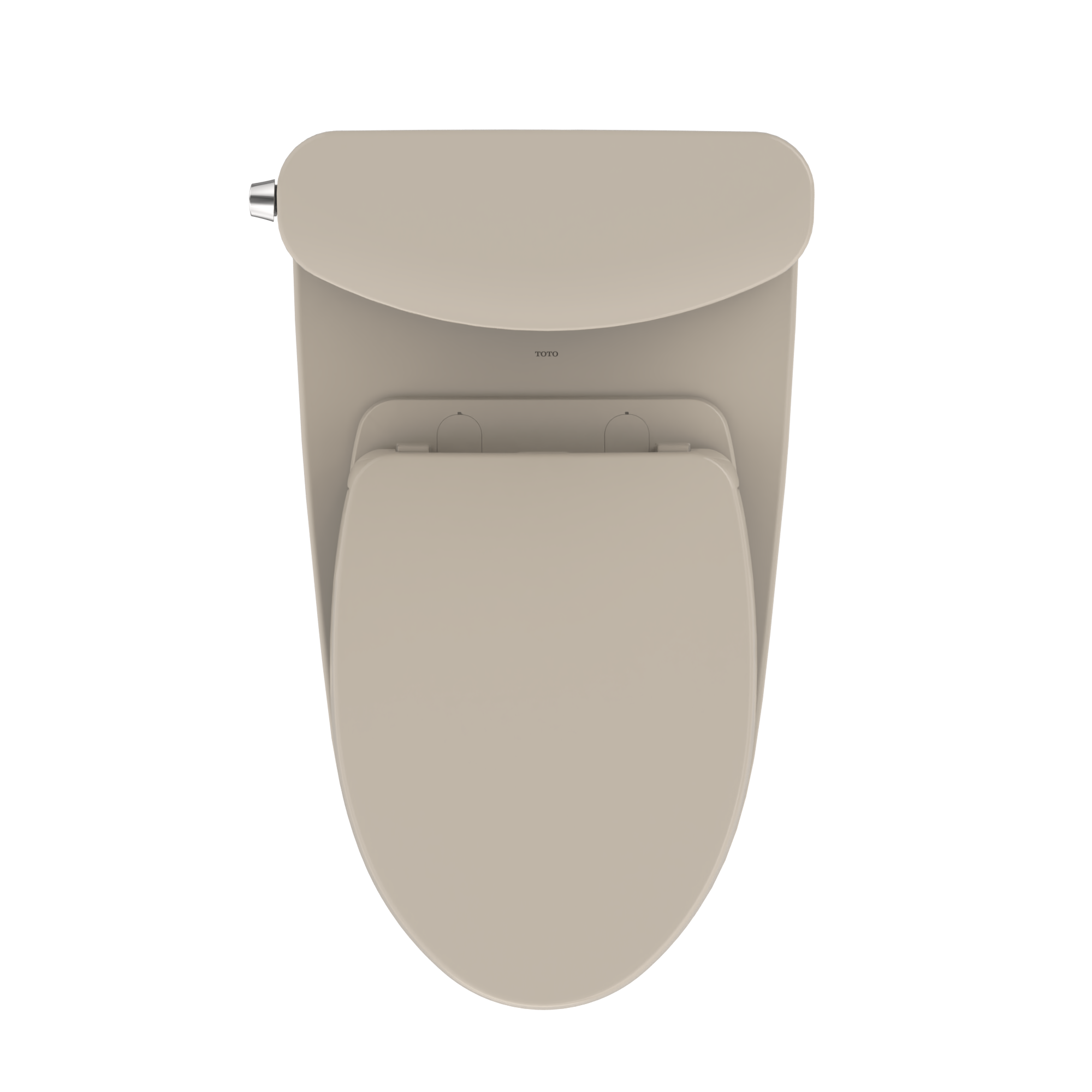 TOTO MS442124CEFG#03 Nexus Two-Piece Elongated 1.28 Gpf Universal Height Toilet With Cefiontect And Ss124 Softclose Seat - Bone