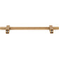 JEFFREY ALEXANDER 598-160SBZ Larkin Knurled Center 160 mm Center-to-Center Bar Pull - Satin Bronze