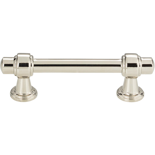 ATLAS 314-PN Bronte 3" Center to Center Bar Pull - Polished Nickel