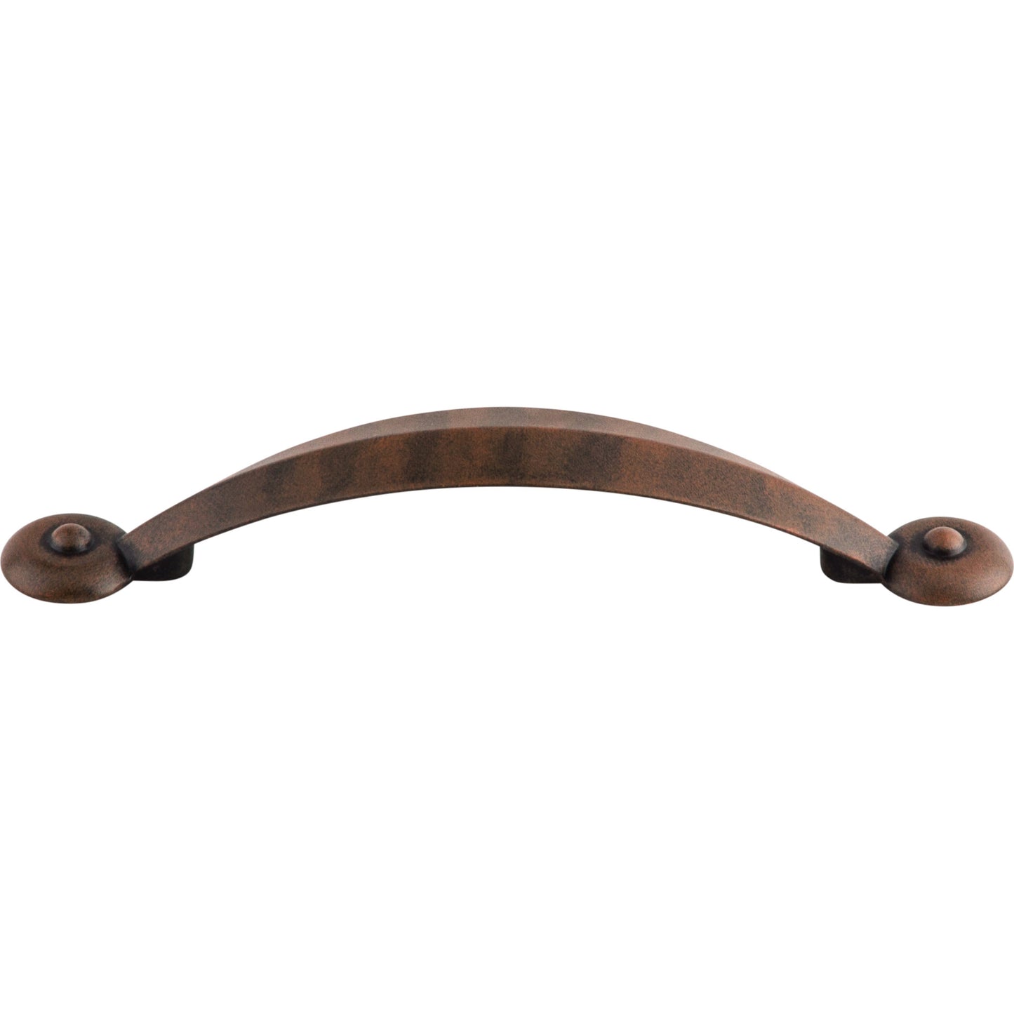 TOP KNOBS M1237 Angle 3 3/4" Center to Center Bar Pull - Patina Rouge