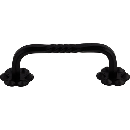 TOP KNOBS M647 Thin Twist 3 5/32" Center to Center Bar Pull - Patina Black