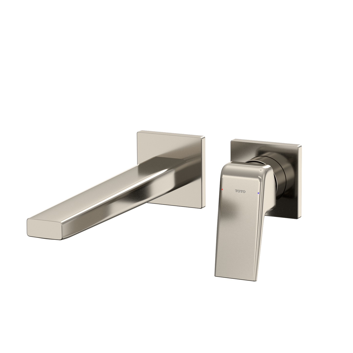 TOTO TLG10308U#PN GB 1.2 GPM Wall-Mount Single-Handle Long Bathroom Faucet with COMFORT GLIDE Technology , Polished Nickel