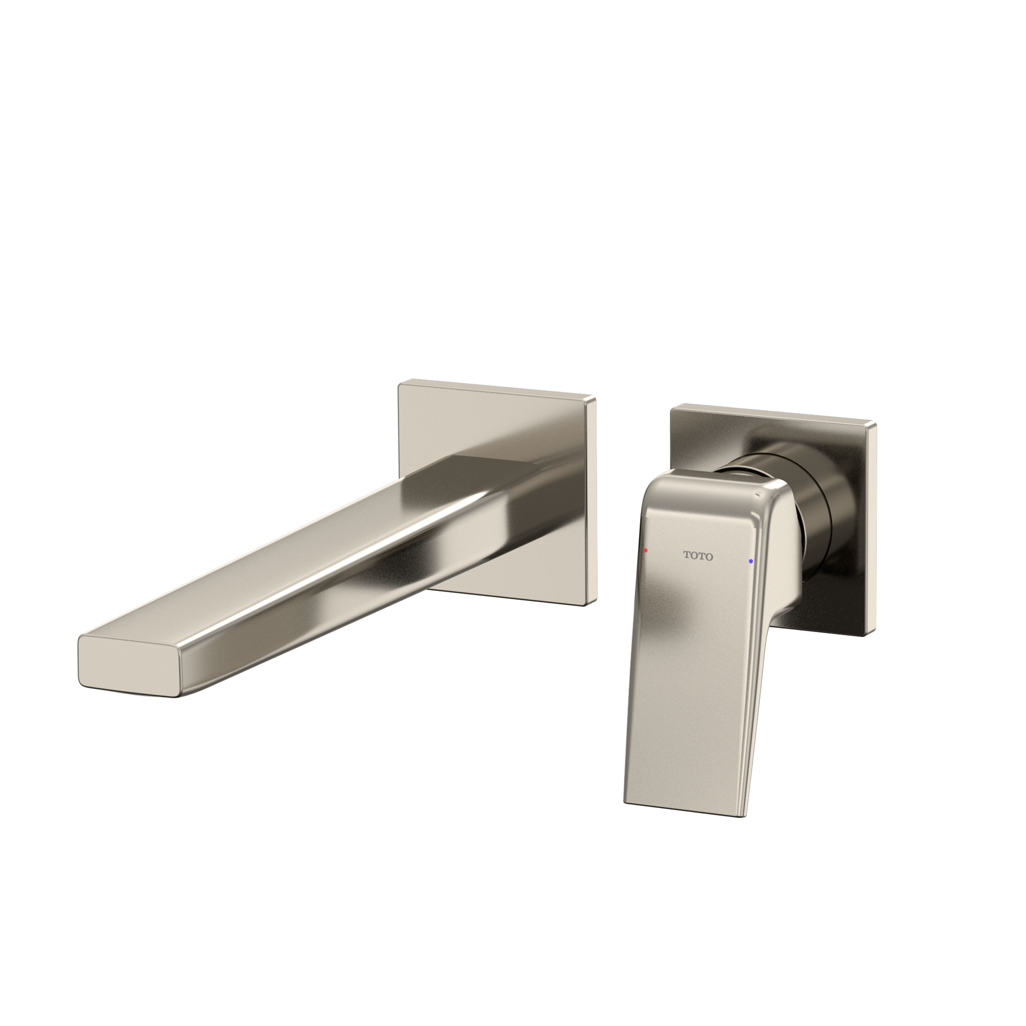 TOTO TLG10308U#PN Gb 1.2 Gpm Wall-Mount Single-Handle Long Bathroom Faucet With Comfort Glide Technology - Polished Nickel