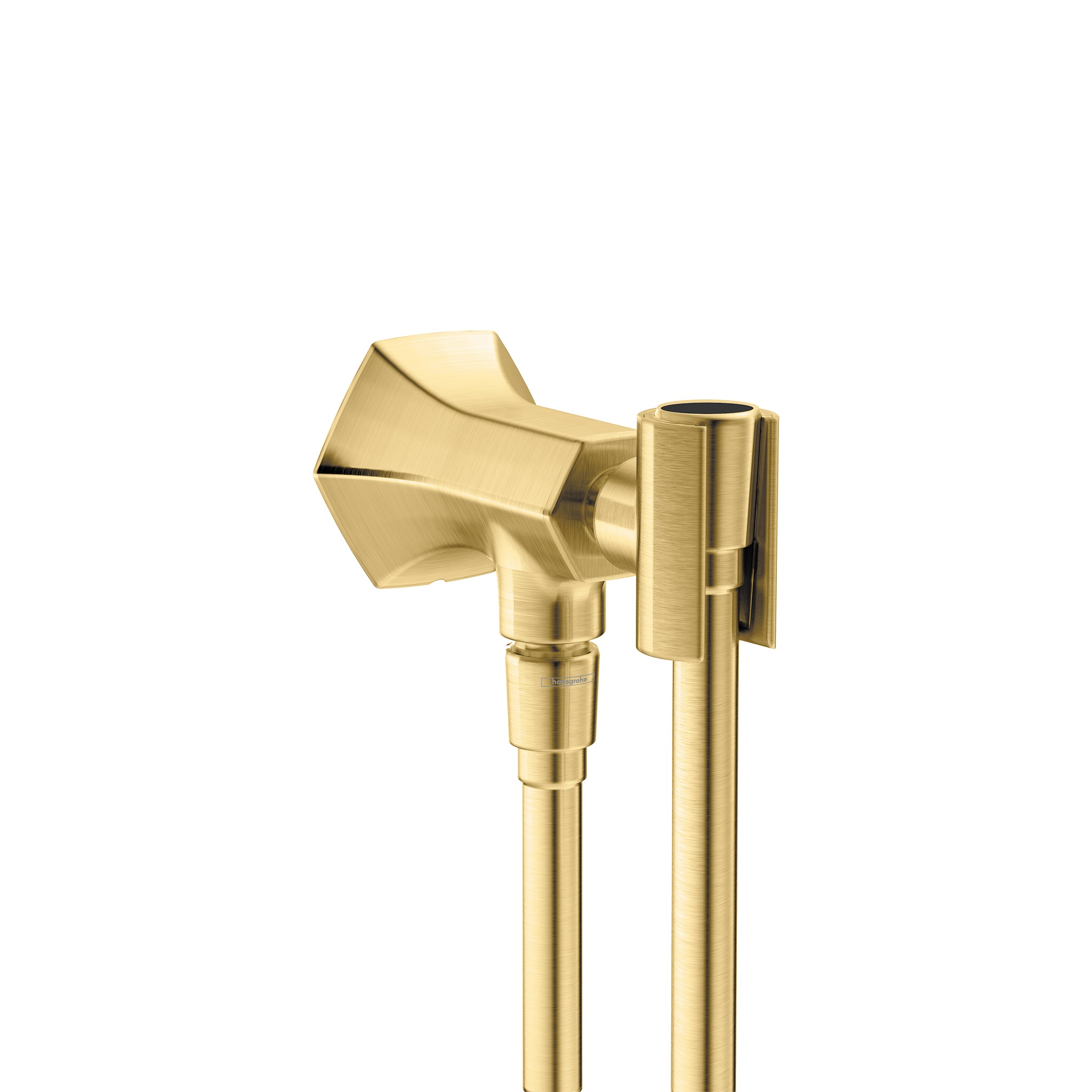 HANSGROHE 04831250 Locarno Handshower Holder with Outlet - Brushed Gold Optic