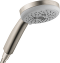HANSGROHE 04931820 Croma 100 Handshower E 3-Jet, 1.5 GPM - Brushed Nickel
