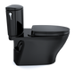 TOTO MS442124CUF#51 Nexus 1G Two-Piece Elongated 1.0 GPF Universal Height Toilet with SS124 SoftClose Seat , Ebony