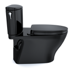 TOTO MS442124CUF#51 Nexus 1G Two-Piece Elongated 1.0 Gpf Universal Height Toilet With Ss124 Softclose Seat - Ebony
