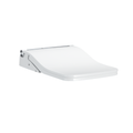 TOTO SW4549AT60#01 Sw Washlet+ Ready Square Electronic Bidet Toilet Seat With Auto Flush Ready Cotton White - Cotton White