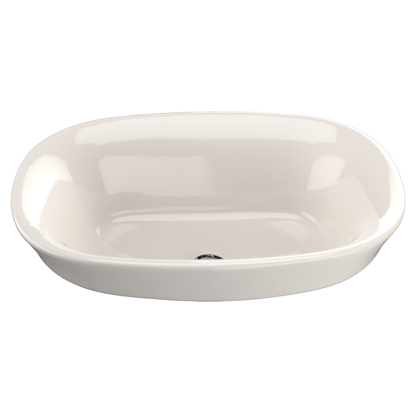 TOTO LT480G#12 Maris Oval Semi-Recessed Vessel Bathroom Sink With Cefiontect - Sedona Beige