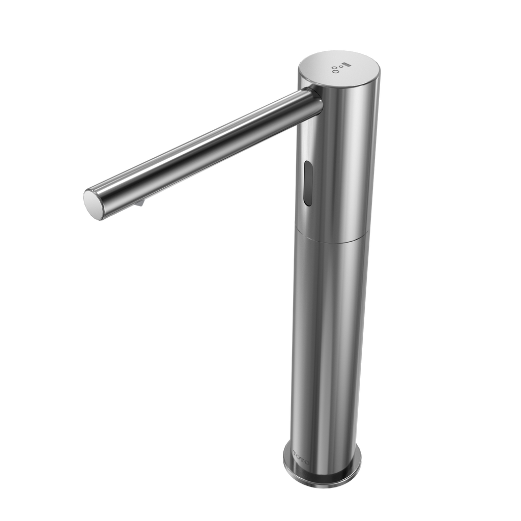 TOTO TES202AD#CP Round L Touchless Auto Foam Soap Dispenser Controller With 3 Liter Reservoir Tank And 2 Spouts - Polished Chrome