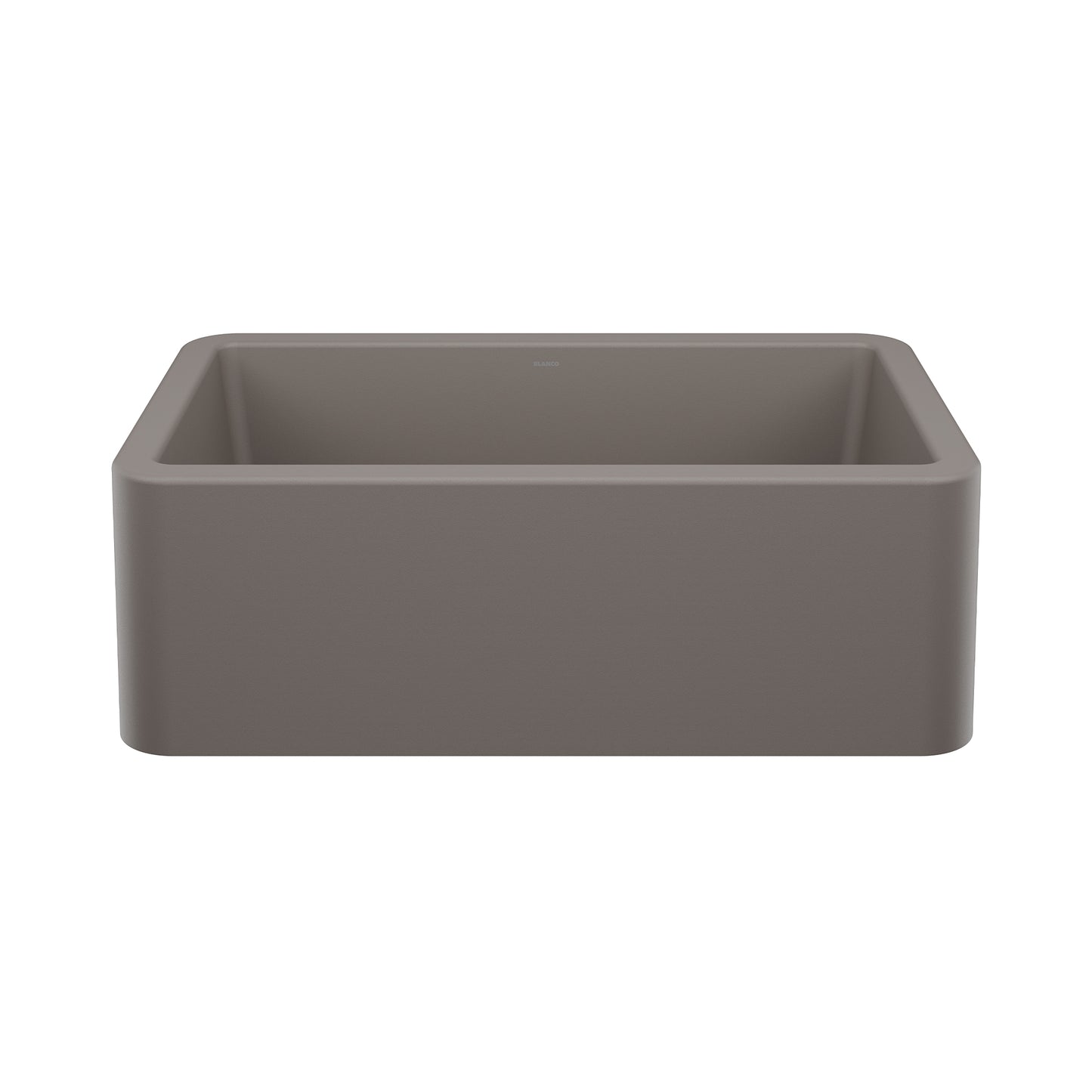 BLANCO 443113 Ikon Ikon SILGRANIT 30" Single Bowl Apron-Front Farmhouse Sink - Volcano Gray in Volcano Gray