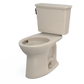 TOTO CST786CEG#03 Drake Transitional Two-Piece Elongated 1.28 GPF TORNADO FLUSH Toilet with CEFIONTECT , Bone