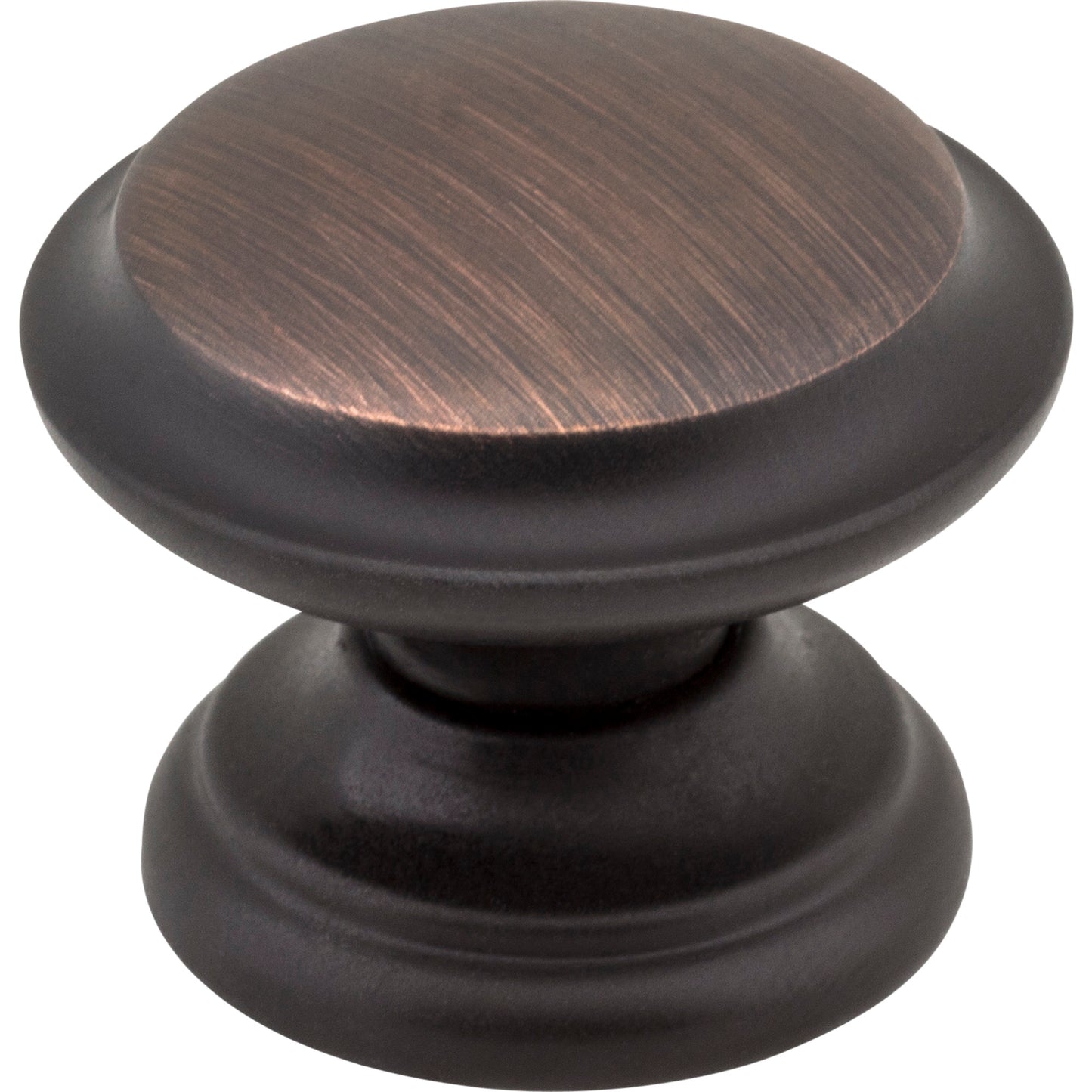 JEFFREY ALEXANDER 0251DBAC Cordova 1-3/8" Diameter Mushroom Knob - Brushed Oil Rubbed Bronze