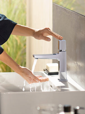 HANSGROHE 32571821 Metropol Single-Hole Faucet 110 Select, 1.2 GPM - Brushed Nickel