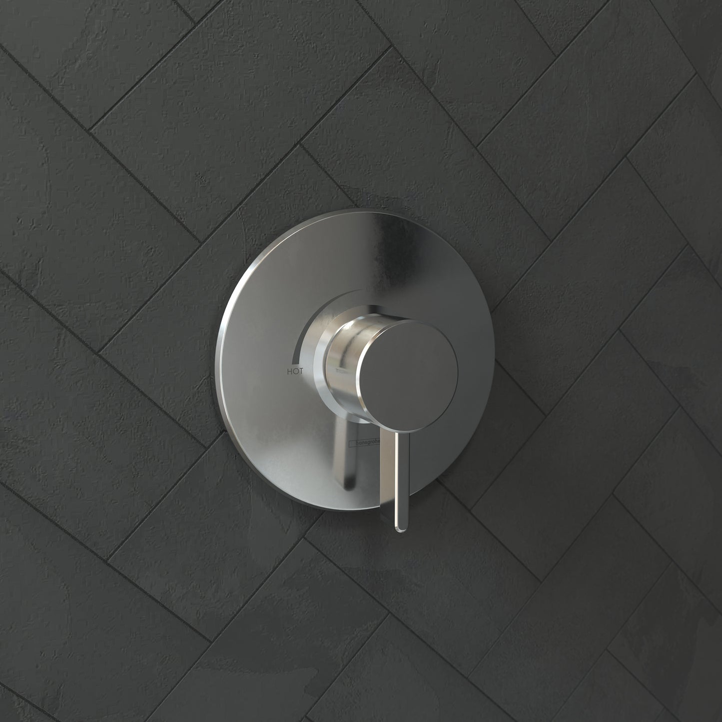 HANSGROHE 04233000 Ecostat Pressure Balance Trim S - Chrome