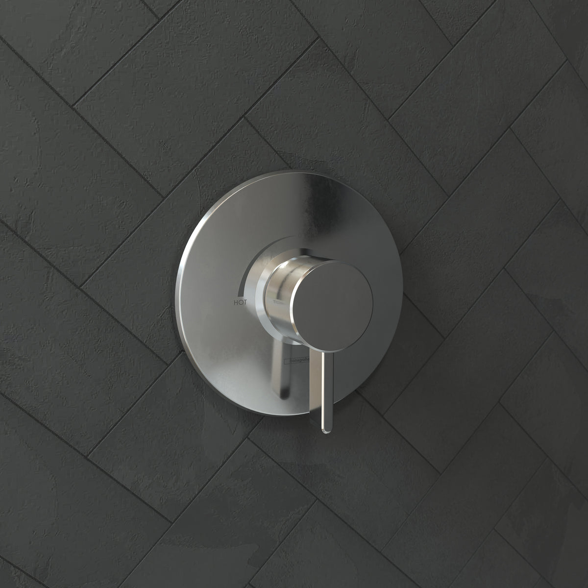 HANSGROHE 04233000 Ecostat Pressure Balance Trim S - Chrome