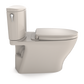 TOTO MS442124CEFG#12 Nexus Two-Piece Elongated 1.28 GPF Universal Height Toilet with CEFIONTECT and SS124 SoftClose Seat , Sedona Beige