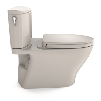 TOTO MS442124CEFG#12 Nexus Two-Piece Elongated 1.28 Gpf Universal Height Toilet With Cefiontect And Ss124 Softclose Seat - Sedona Beige