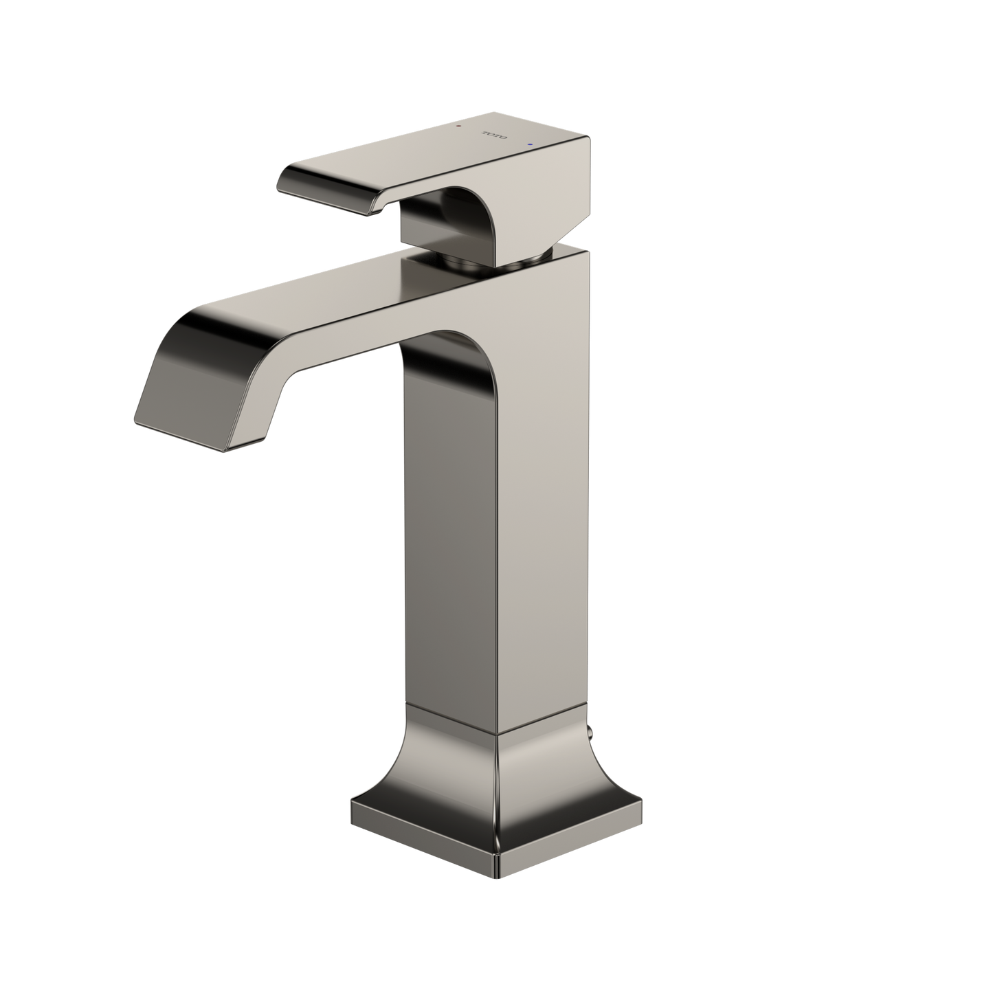 TOTO TLG08303U#PN GC 1.2 GPM Single Handle Semi-Vessel Bathroom Sink Faucet with COMFORT GLIDE Technology , Polished Nickel