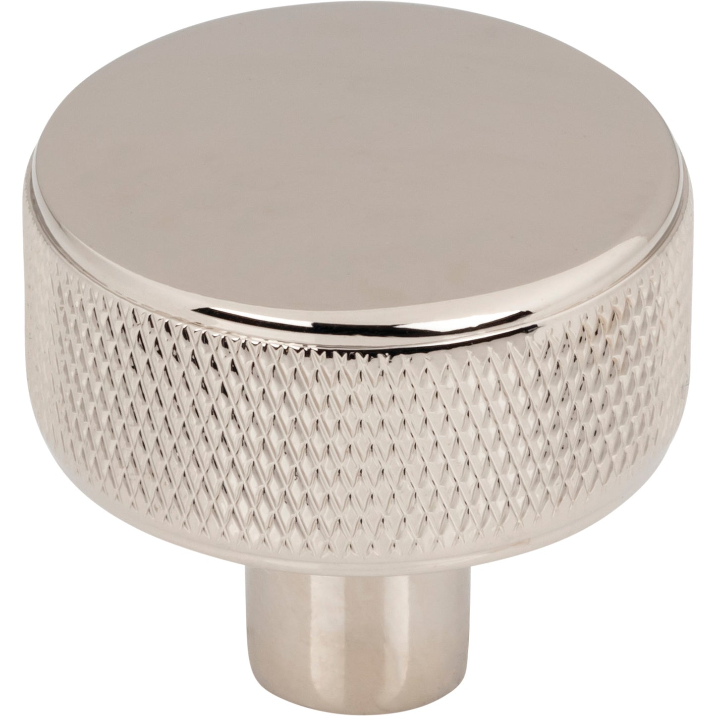 TOP KNOBS TK3230PN Burnham 1 1/4" Length Round Knob - Polished Nickel