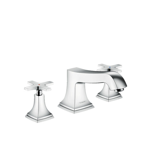 HANSGROHE 31430001 Metropol Classic 3-Hole Roman Tub Set Trim with Cross Handles - Chrome
