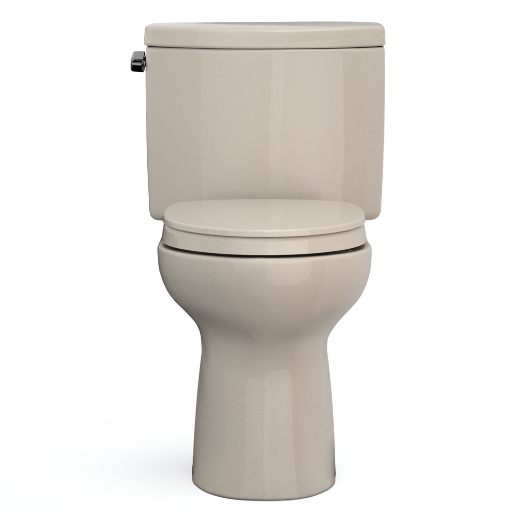 TOTO MS454124CEFG#03 Drake Ii Two-Piece Elongated 1.28 Gpf Universal Height Toilet With Cefiontect And Ss124 Softclose Seat - Bone