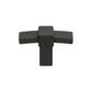 ATLAS 301-BL Buckle Up 1 13/16" Length Bar Knob - Matte Black