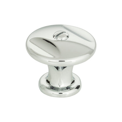 ATLAS A869-CH Ergo 1 3/8" Diameter Round Knob - Polished Chrome