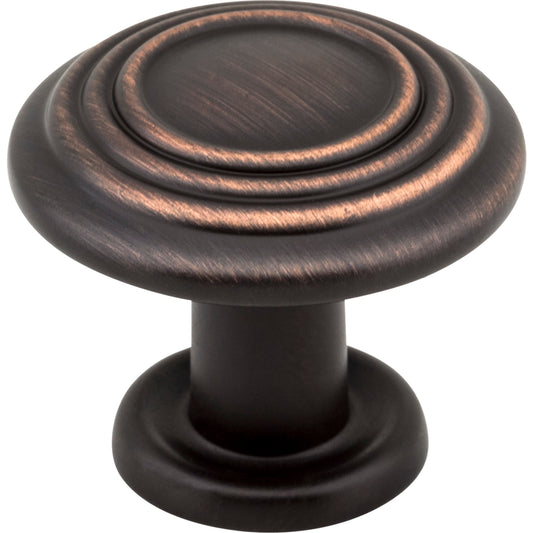 ELEMENTS 110DBAC Vienna 1-1/4" Diameter Mushroom Knob - Brushed Oil Rubbed Bronze