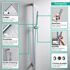 HANSGROHE 24372001 Pulsify S Wallbar Set 100 1-Jet 24", 2.5 GPM - Chrome
