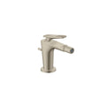 AXOR 49211821 Citterio C Single-Hole Bidet with Pop-Up Drain- Cubic Cut - Brushed Nickel