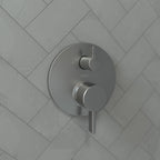 HANSGROHE 04447340 Ecostat Pressure Balance Trim S with Diverter - Brushed Black Chrome