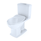 TOTO MS494234CEMFG#01 Connelly Two-Piece Elongated Dual Flush 1.28 and 0.9 GPF Toilet with CEFIONTECT , Cotton White