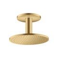 AXOR 35365251 ShowerSolutions Showerhead 250 2-Jet Ceiling Connection, 1.75 GPM - Brushed Gold Optic