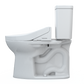 TOTO MW7763084CSFG.10#01 Drake WASHLET+ Two-Piece Elongated 1.6 GPF Universal Height TORNADO FLUSH Toilet with C5 Bidet Seat , Cotton White