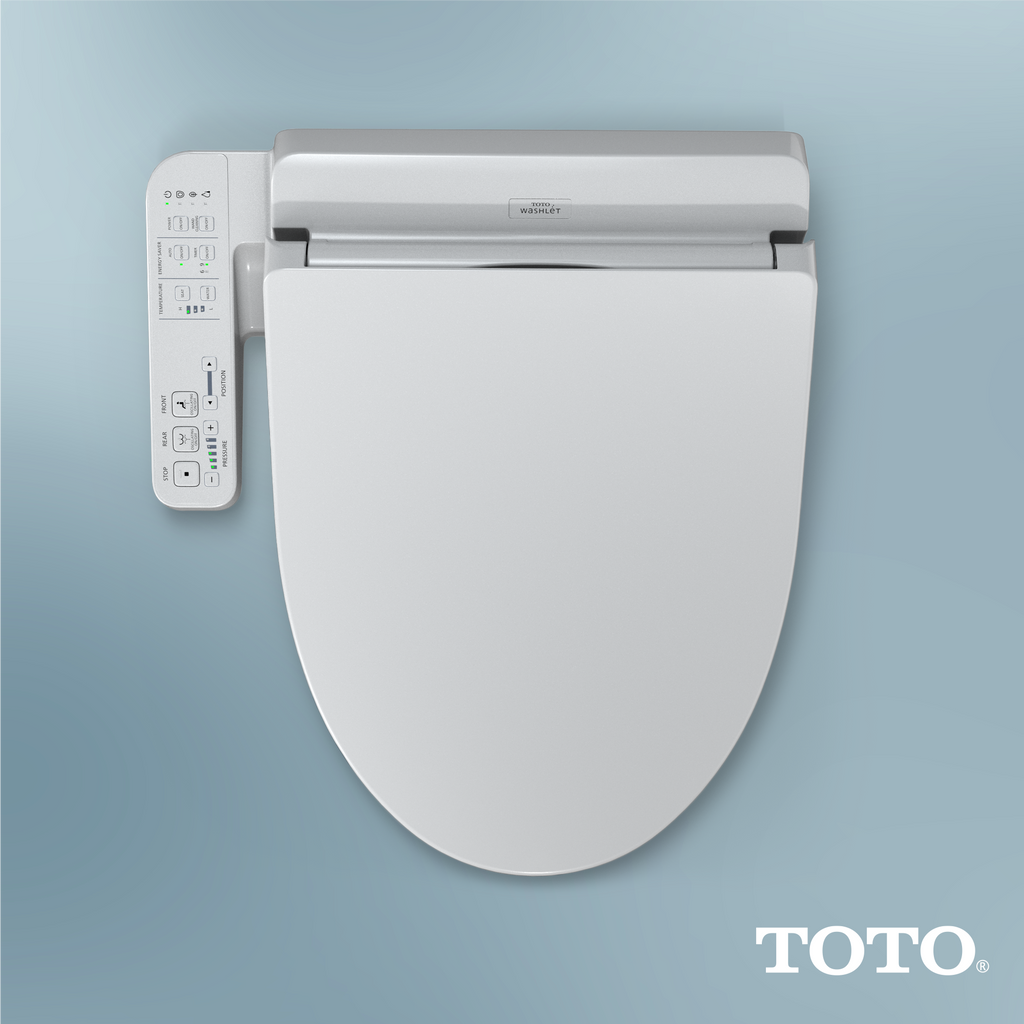 TOTO SW3004#01 Washlet A2  Electronic Bidet Toilet Seat With Heated Seat And Softclose Lid - Cotton White