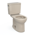 TOTO CST775CSFG#03 Drake Two-Piece Round 1.6 Gpf Universal Height Tornado Flush Toilet With Cefiontect - Bone