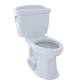 TOTO CST754EF#01 Eco Dartmouth Two-Piece Elongated 1.28 GPF Universal Height Toilet , Cotton White