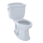 TOTO CST754EF#01 Eco Dartmouth Two-Piece Elongated 1.28 GPF Universal Height Toilet , Cotton White