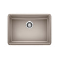 BLANCO 442540 Precis Precis SILGRANIT 25" ADA Single Bowl Undermount Kitchen Sink - Truffle in Truffle