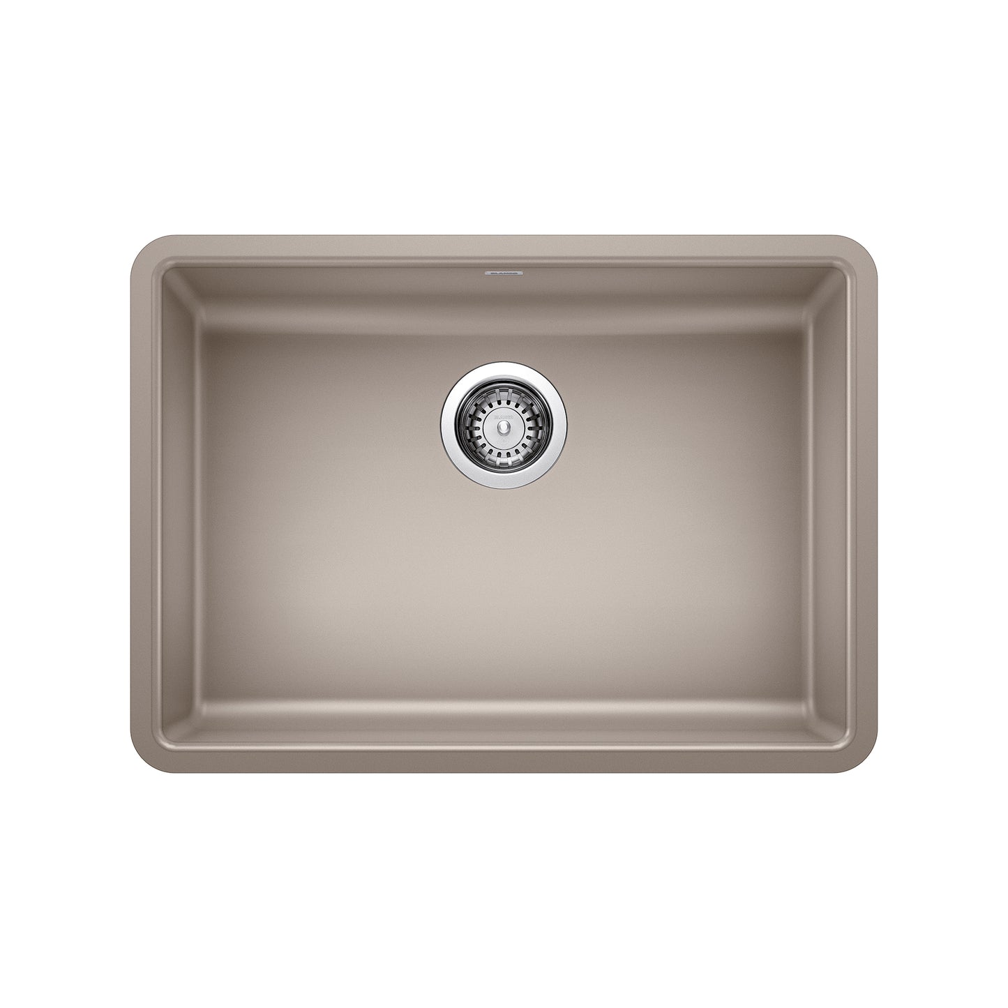 BLANCO 442540 Precis Precis SILGRANIT 25" ADA Single Bowl Undermount Kitchen Sink - Truffle in Truffle