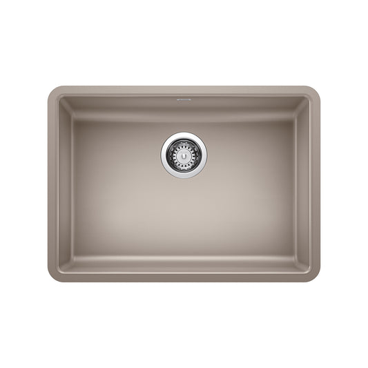 BLANCO 442540 Precis Precis SILGRANIT 25" ADA Single Bowl Undermount Kitchen Sink - Truffle in Truffle