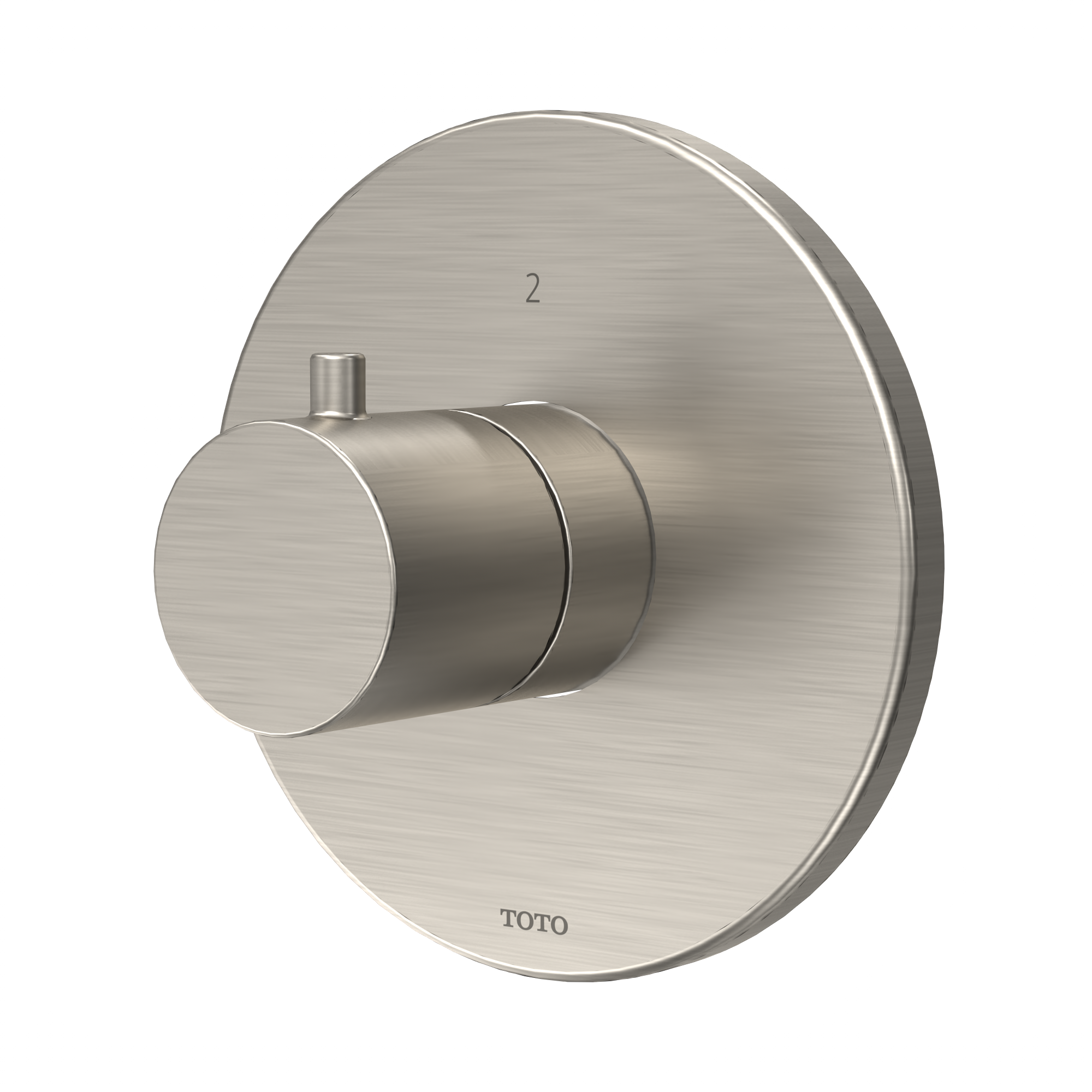 TOTO TBV01103U#BN Round Two-Way Diverter Shower Trim - Brushed Nickel