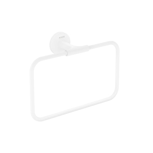 AXOR Universal Circular Towel Ring in Matte White