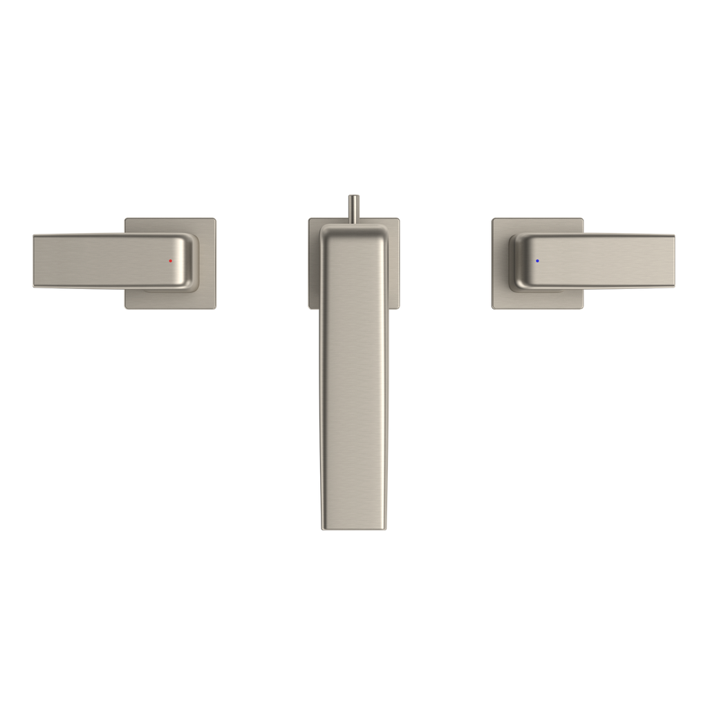 TOTO TLG10201U#BN Gb Series 1.2 Gpm Two Handle Widespread Bathroom Sink Faucet With Drain Assembly - Brushed Nickel